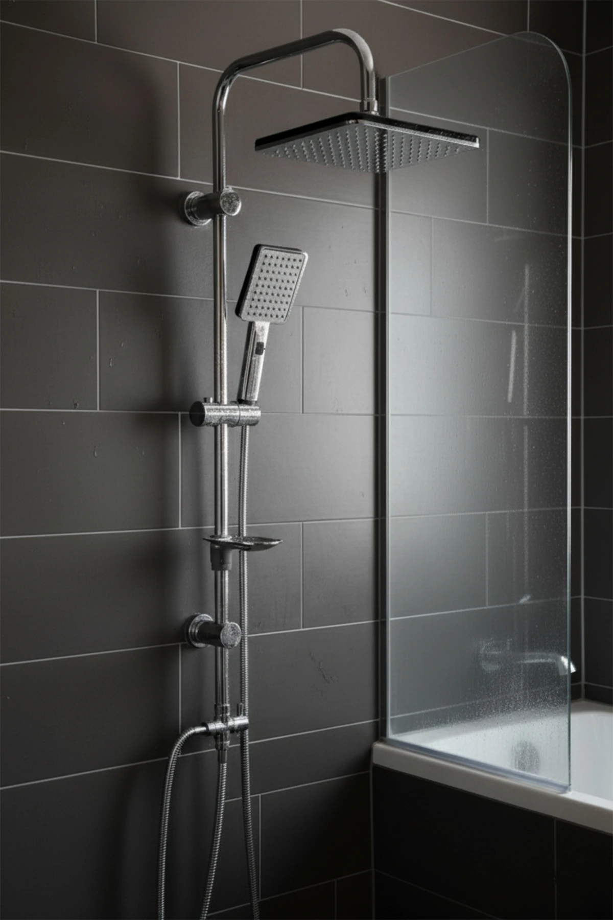 Tepe Yağmurlama Kirec Kırıcılı Atena Duş Seti Pirinç Yönlendirici