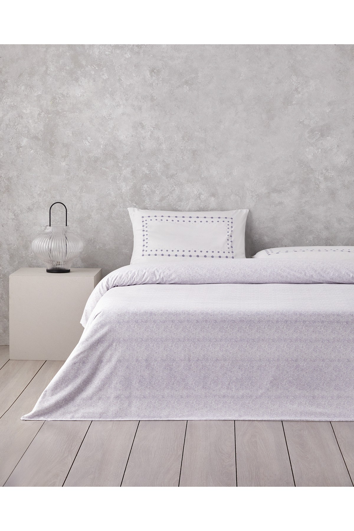 Minibloss Pamuklu Çift Kişilik Nevresim Seti 200x220 cm Lila