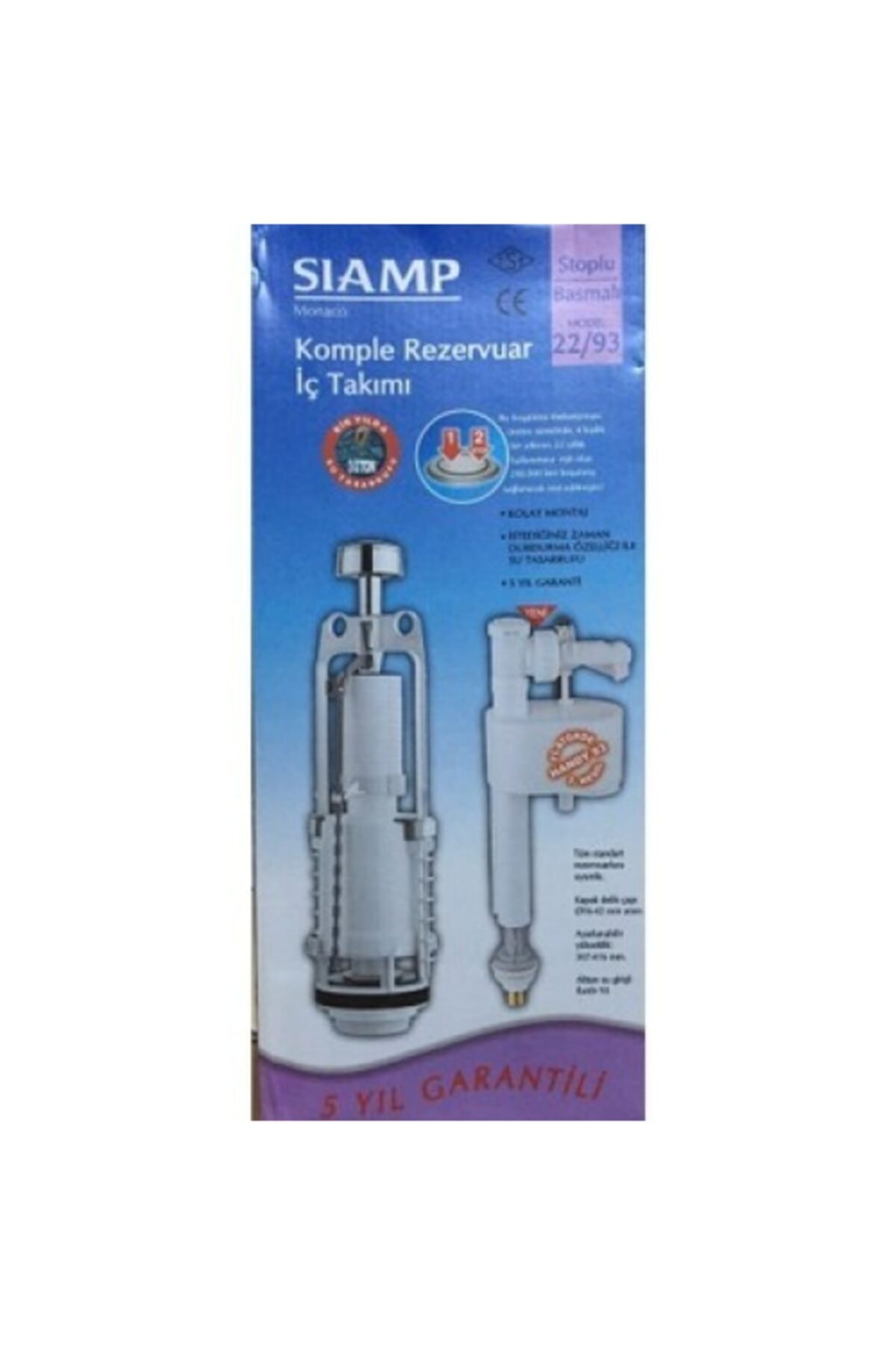 Sıamp 22 93 Model Komple Rezarvuar Iç Takım