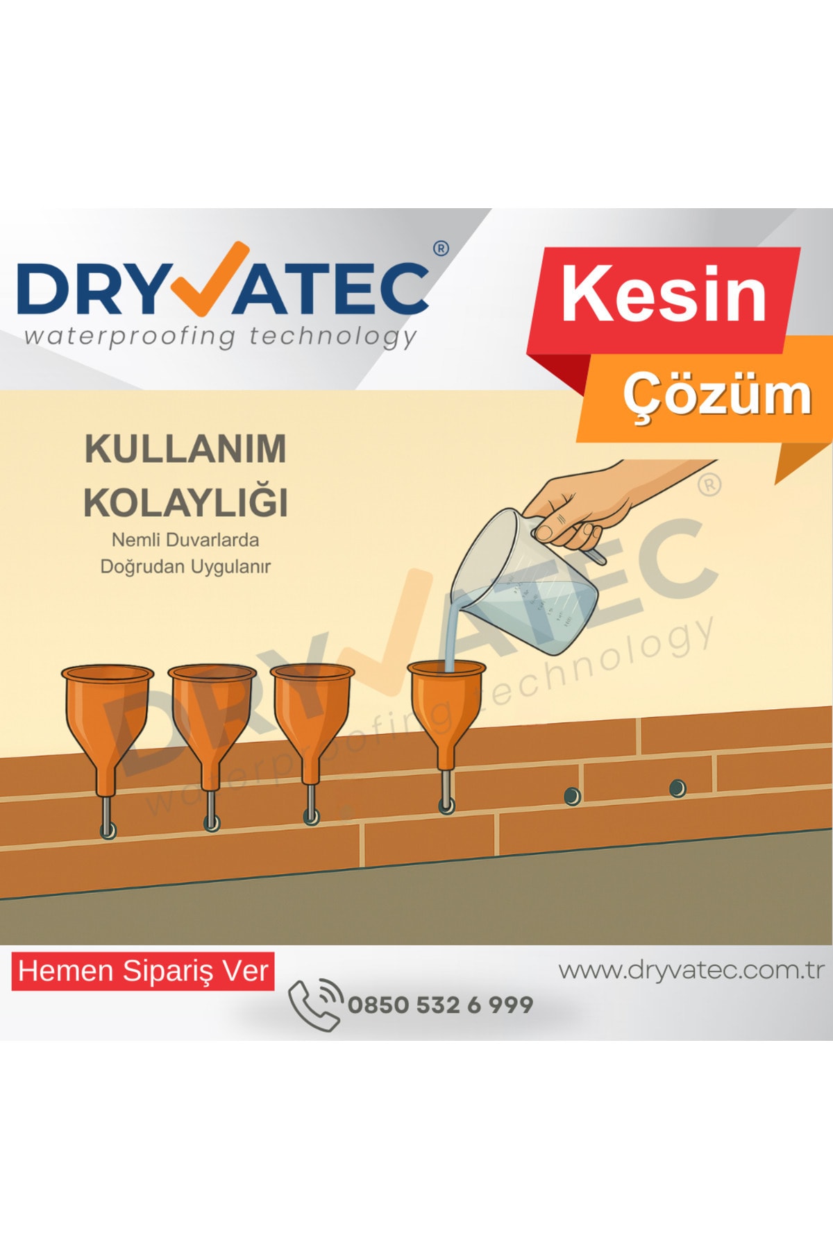 Dampstop Nem Ve Rutubet Enjeksiyon Kiti – Kendi Başına Nem Yalıtımı Yapmak