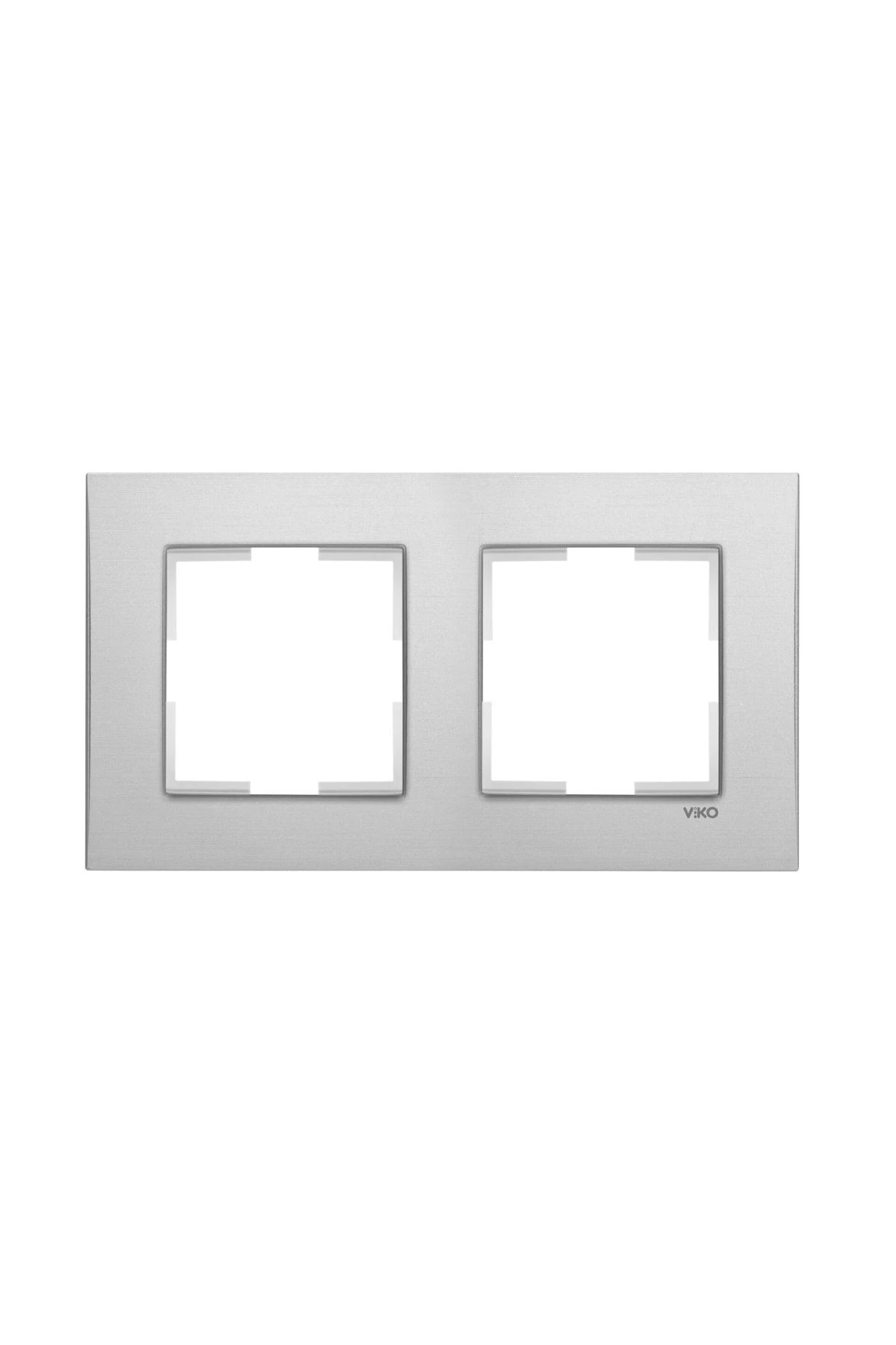 Gümüş Metal Ikili Çerçeve - 92192322