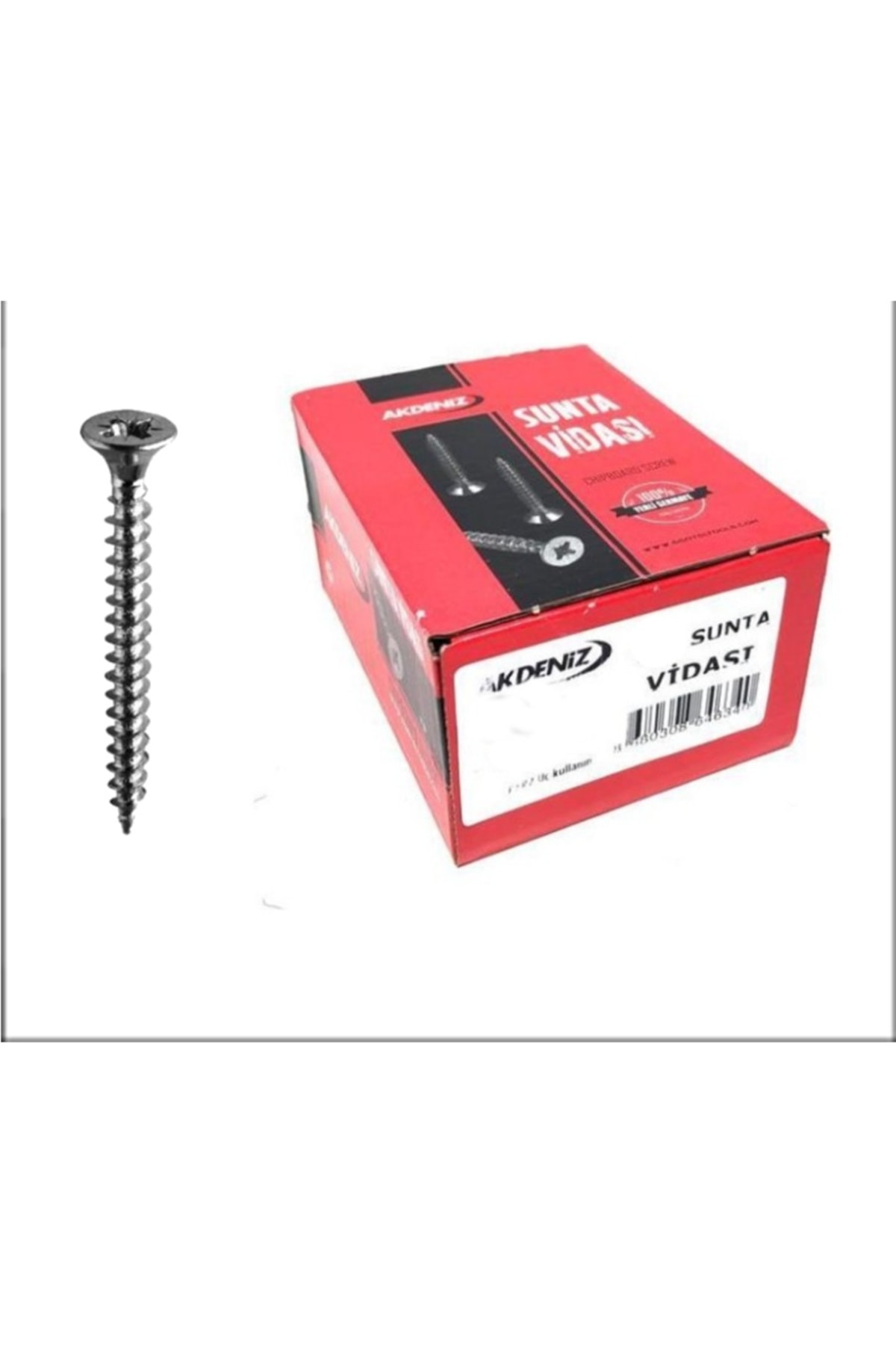 Sunta Vidası 6x100 Sunta Vidası-10 Cm Vida-100 Adet(pkt)