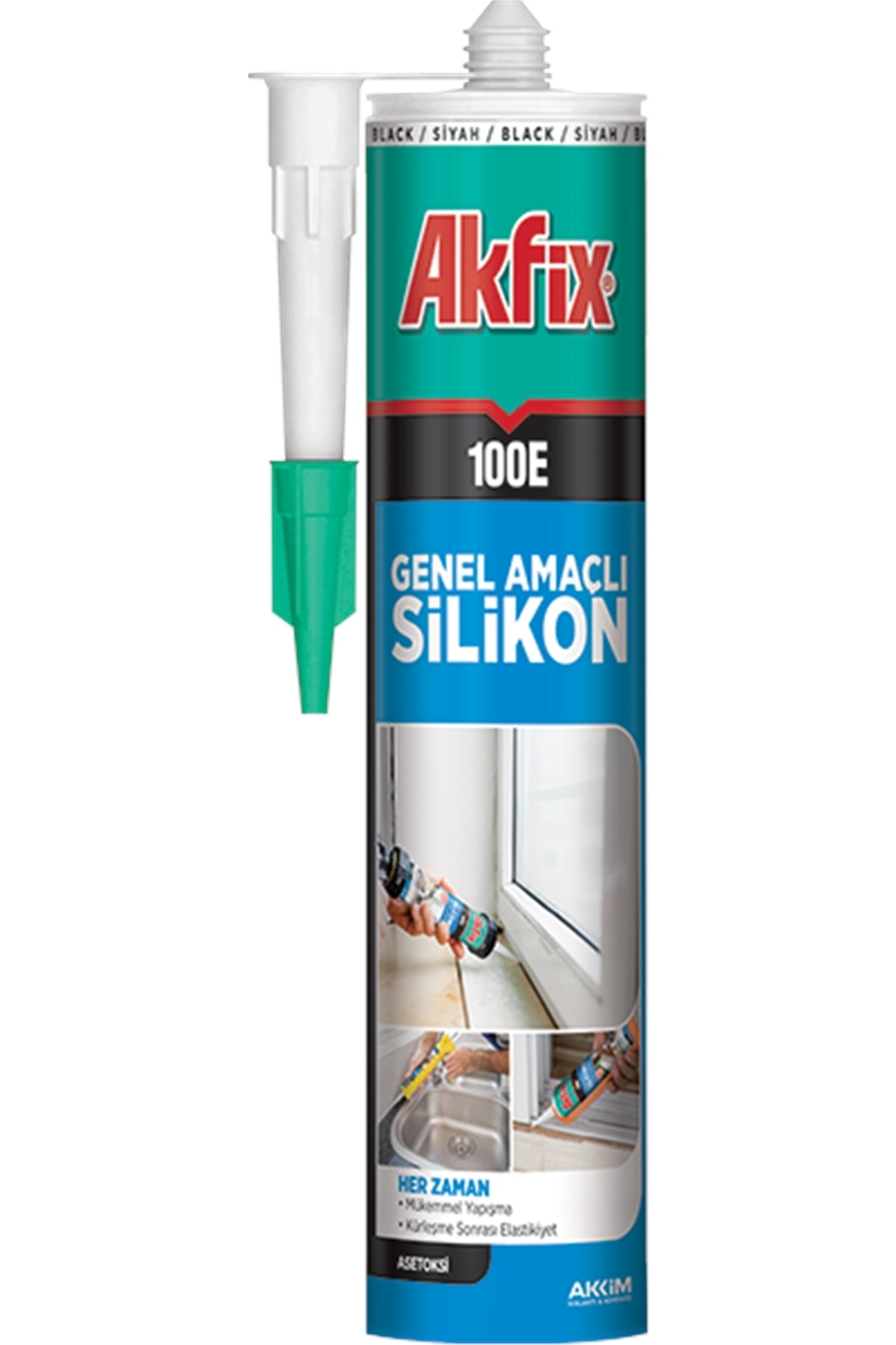 Beyaz 100e Genel Amaçlı Silikon 280 ml