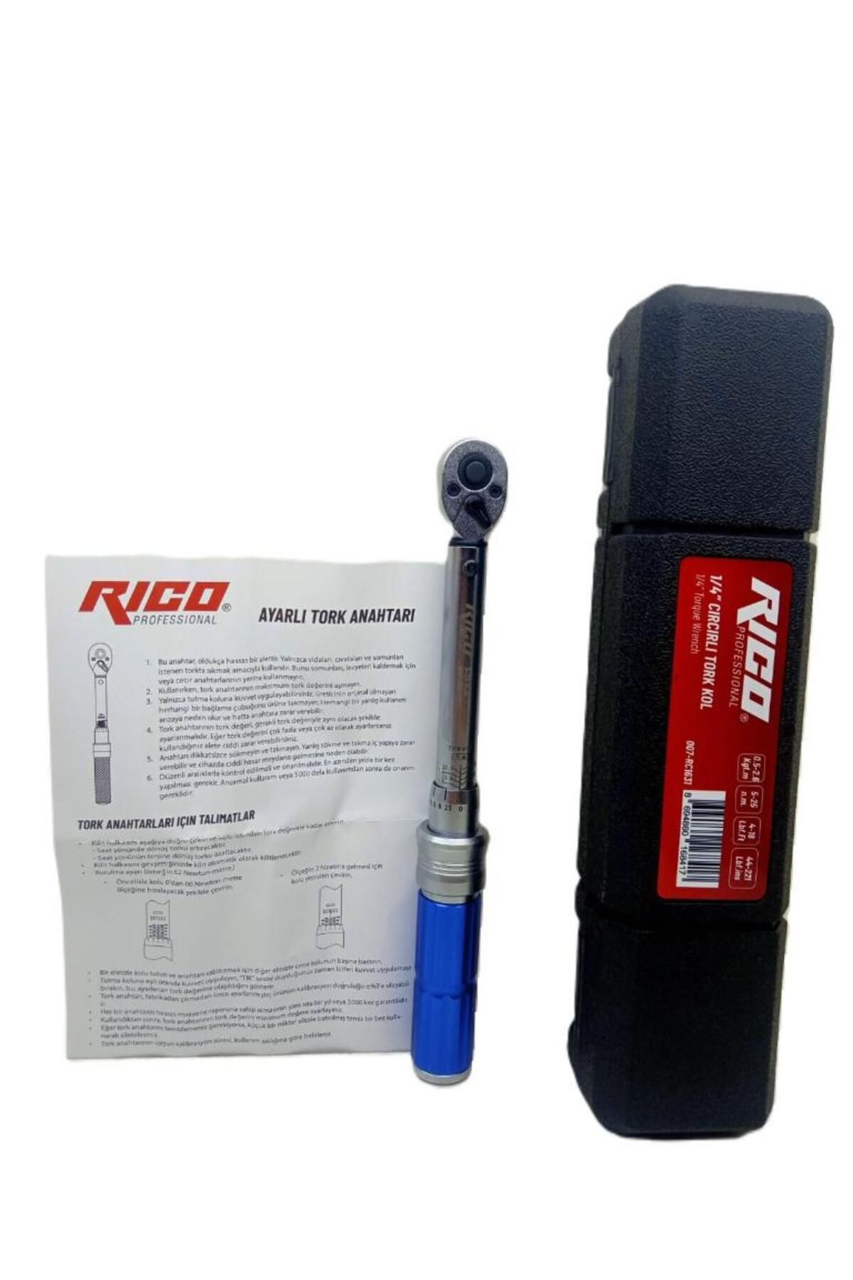 007-Rc1631 1/4 Cırcırlı Tork Kol