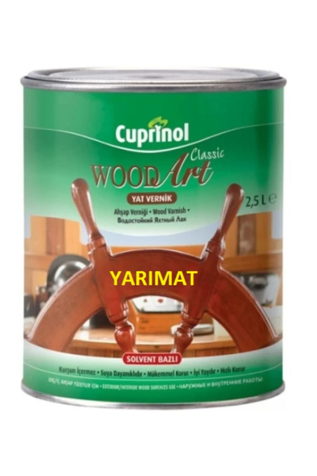 Marshall Cuprınol Yat Verniği Yarımat 2.5 Lt