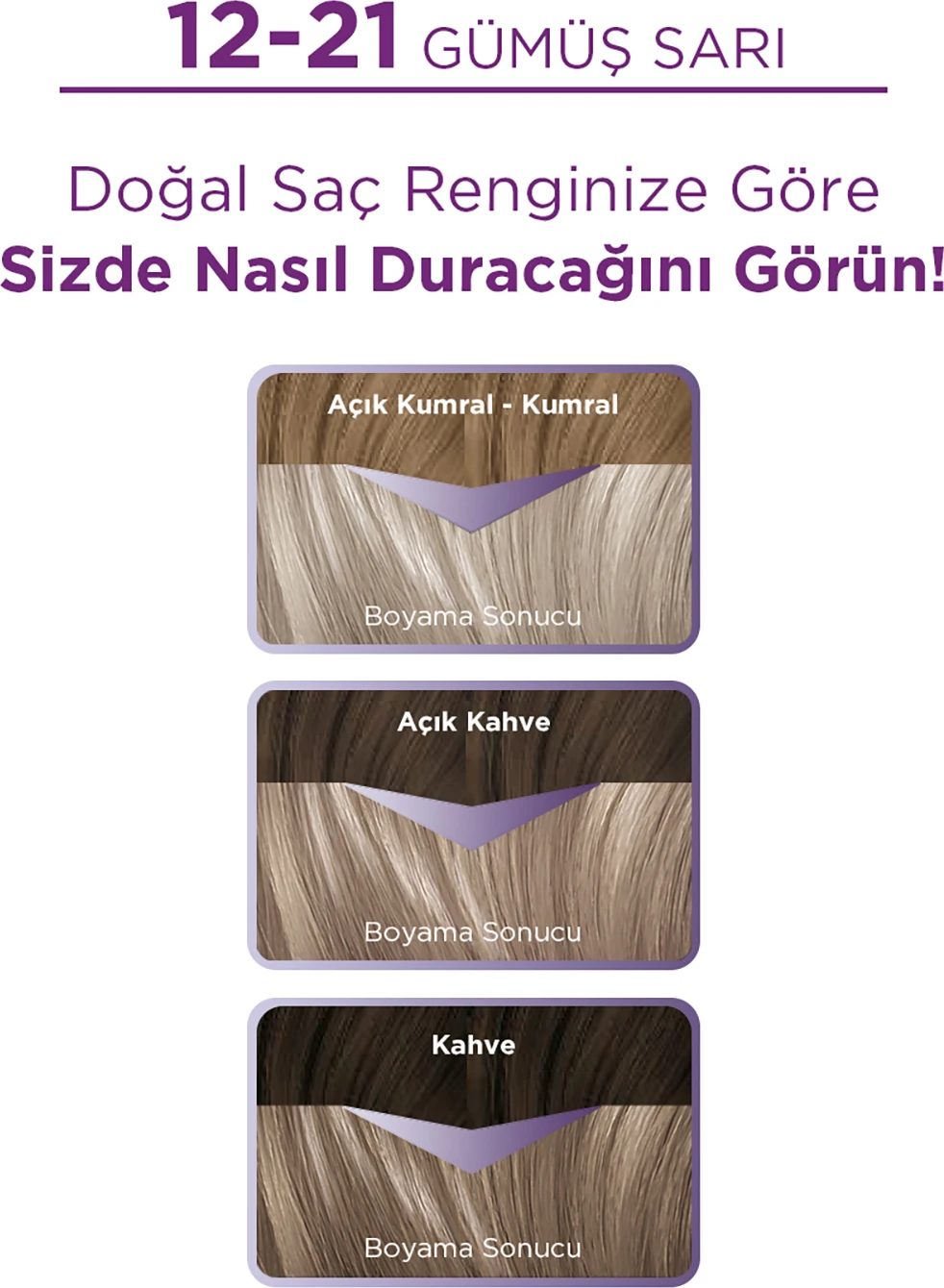 12-21 Gümüş Sarı Saç Boyası