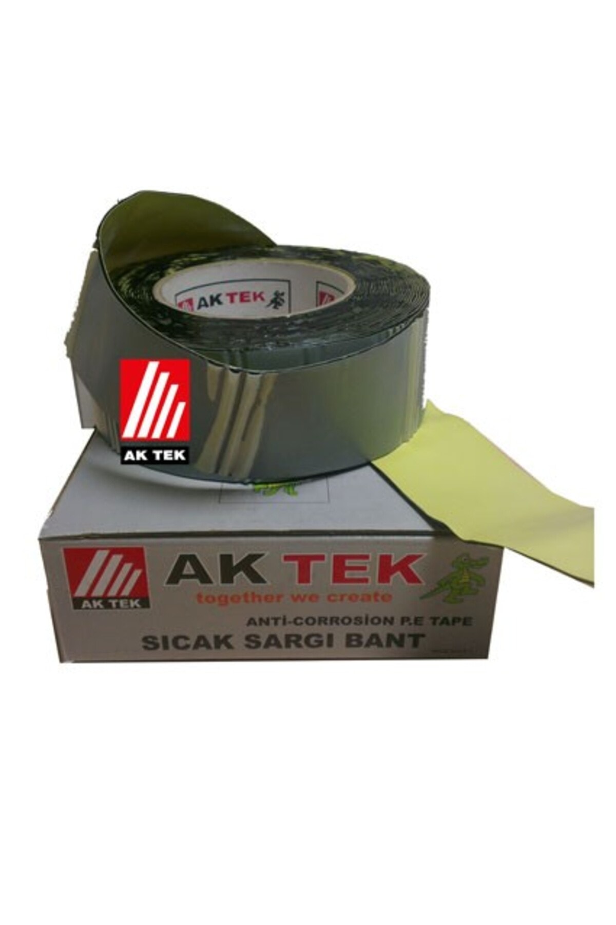 Ak Tek Sıcak Sargı Bant (L) Doğalgaz Boru Izalasyon