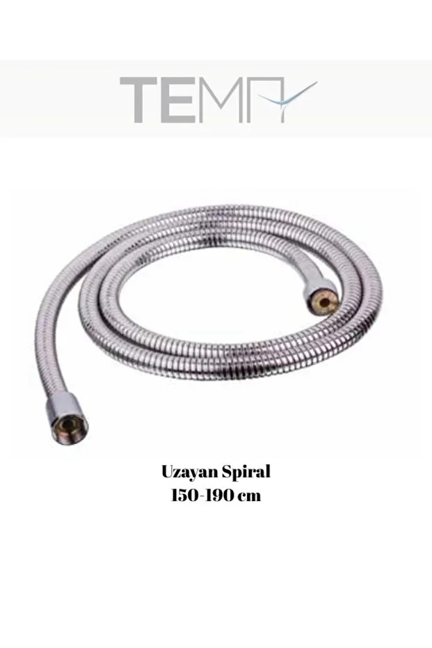 DUŞ SPİRALİ 150-190 CM PASLANMAZ ÇELİK