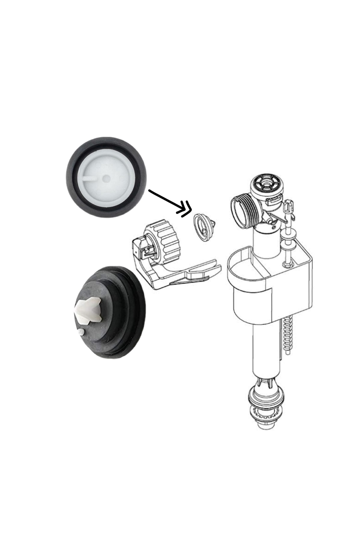 Rezervuar İç Takım Conta Flatör Şamandıra Contası