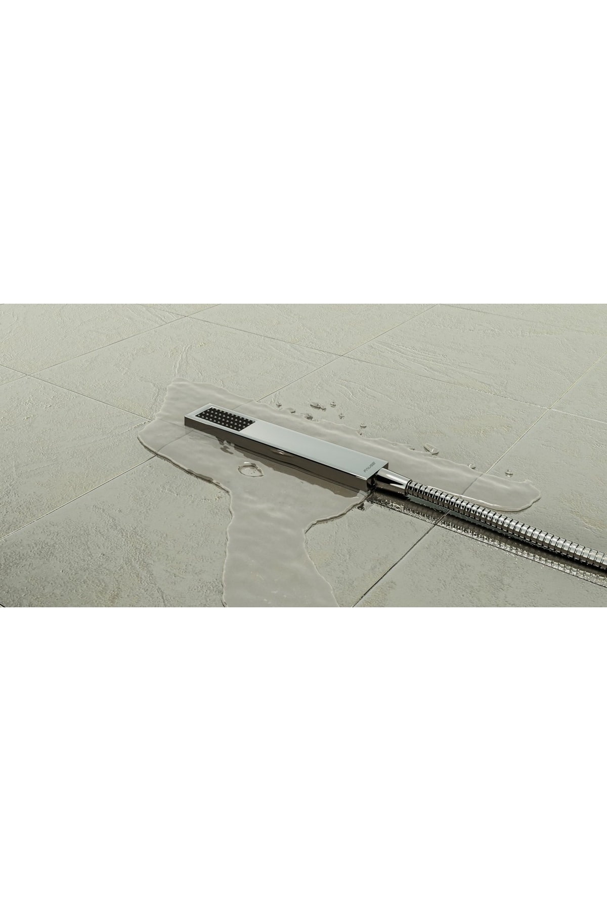 El Duş Başlığı Pirinç Metal Kare Ke102