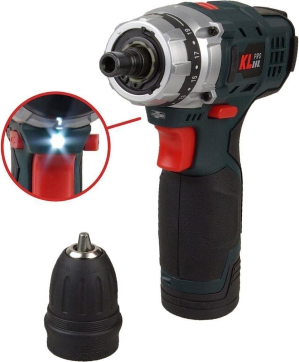 10.8V 2.0AH Li-Ion Çift Akülü Profesyonel Vidalama Aracı