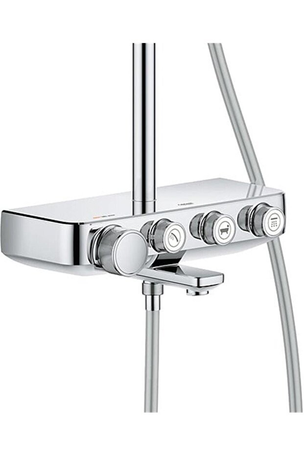 Euphoria SmartControl 260 Mono Duvara Monte Termostatik Banyo Bataryalı Duş Sistemi-26510000