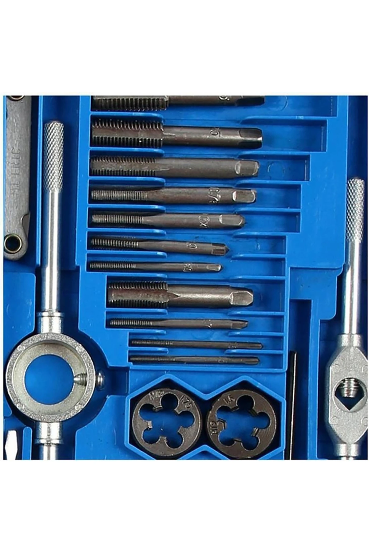 Hırdavat Garajı 40 Parça Metrik Pafta Klavuz Diş Açma Seti