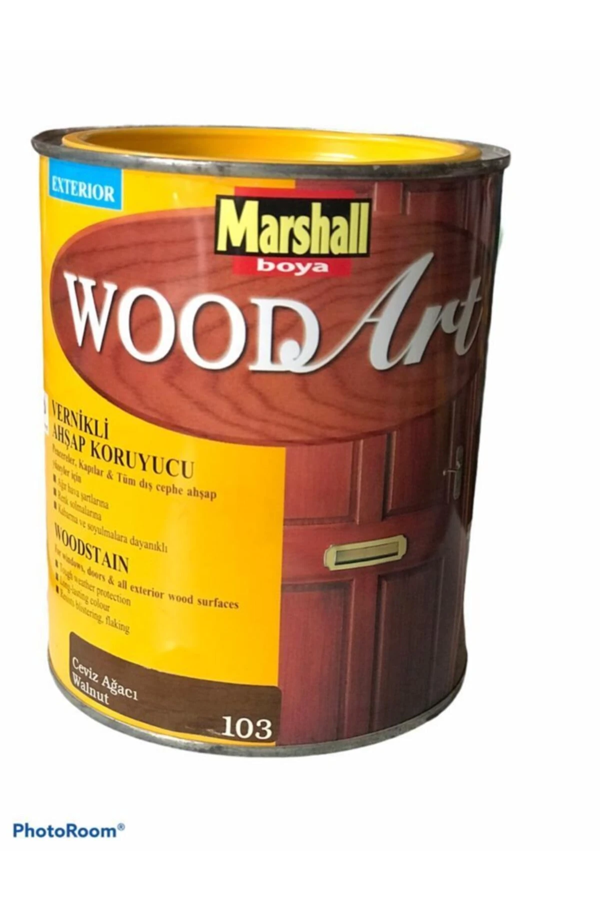 Woodart Ultra Vernikli Ahşap Koruyucu 0,75 Lt 1 Kg Koyu Meşe - Suya Dayanıklı