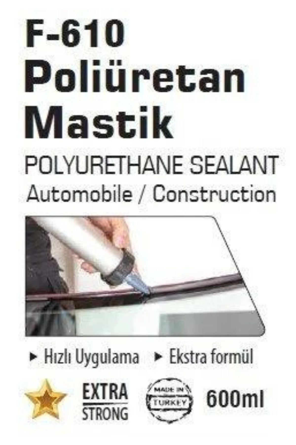 FIXED POLİÜRETAN MASTİK SİYAH 600 ML