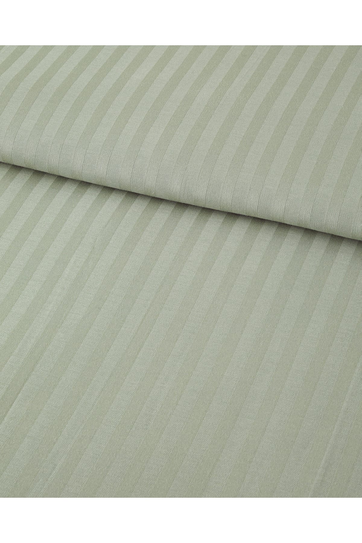 Crystal İpeksi Twill Tek Kişilik Nevresim Takımı 160x220 cm Yeşil