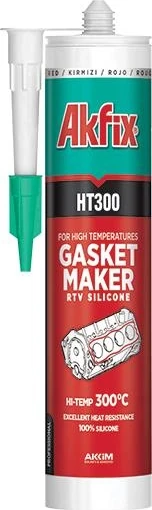 HT300 Yüksek Isı Silikonu 280 Ml-Kırmızı