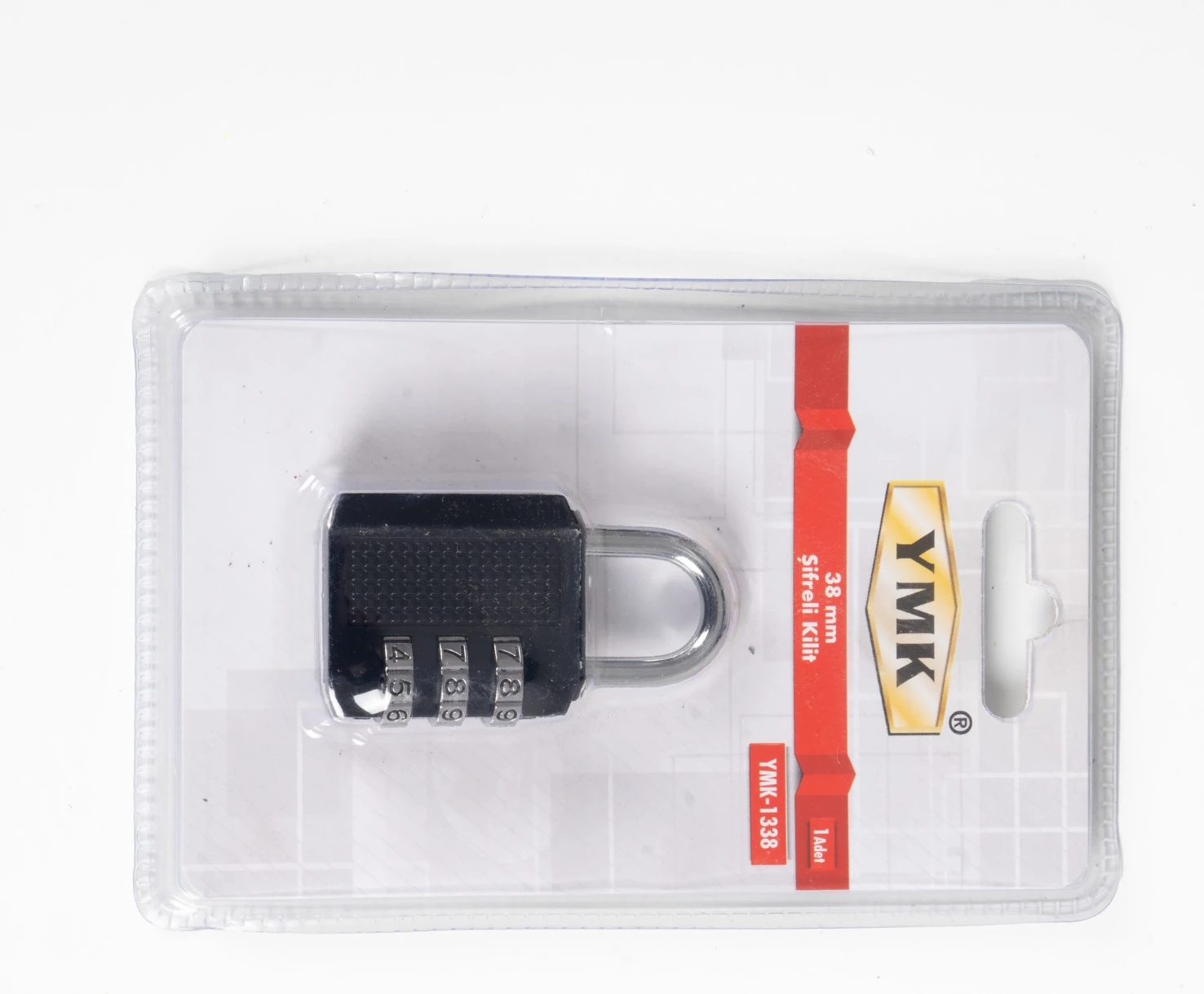 Şifreli Asma Kilit 38 mm Paslanmaz Çelik Kasa Kilidi