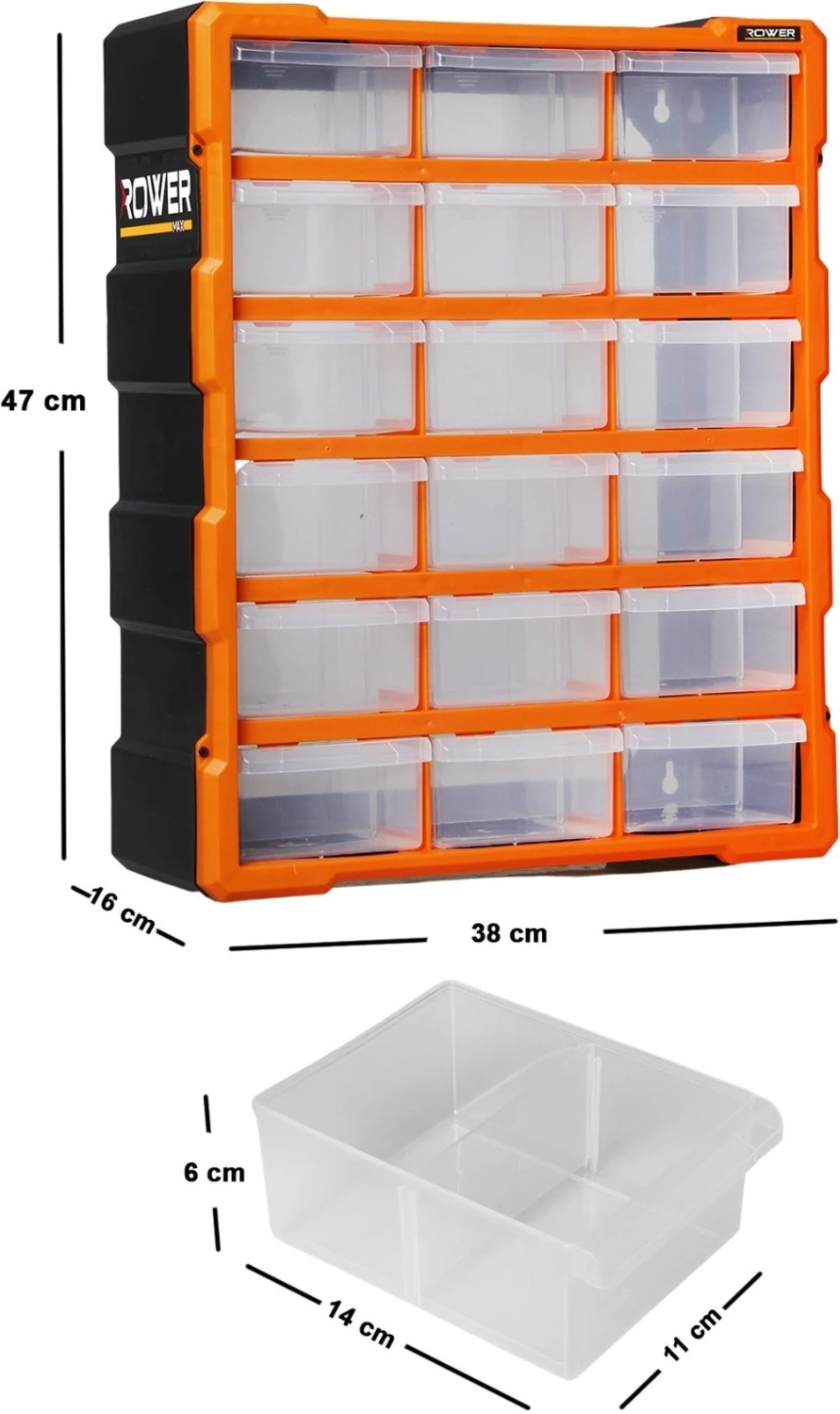 Mono Blok Çekmece Seti Avadanlık 18’li