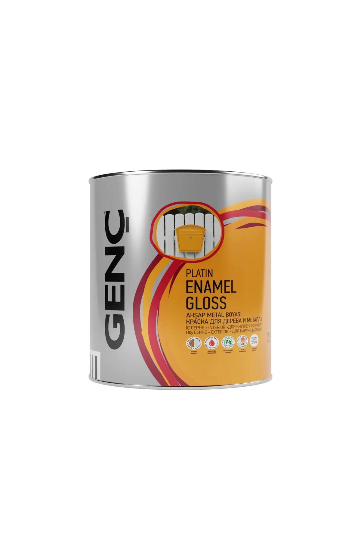 Sentetik Parlak Ahşap Metal Boyası 1515 Kirli Beyaz 2.5 L