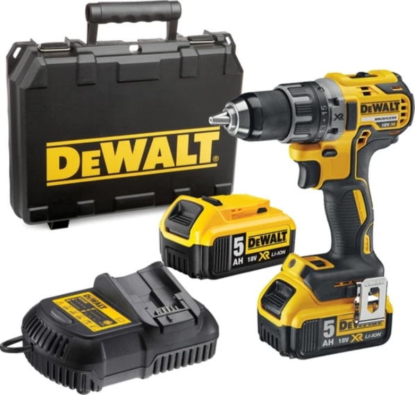 DEWALT DCD791P2-QW 18/5.0AH Li-Ion Çift Akülü Kömürsüz Profesyonel Vidalama
