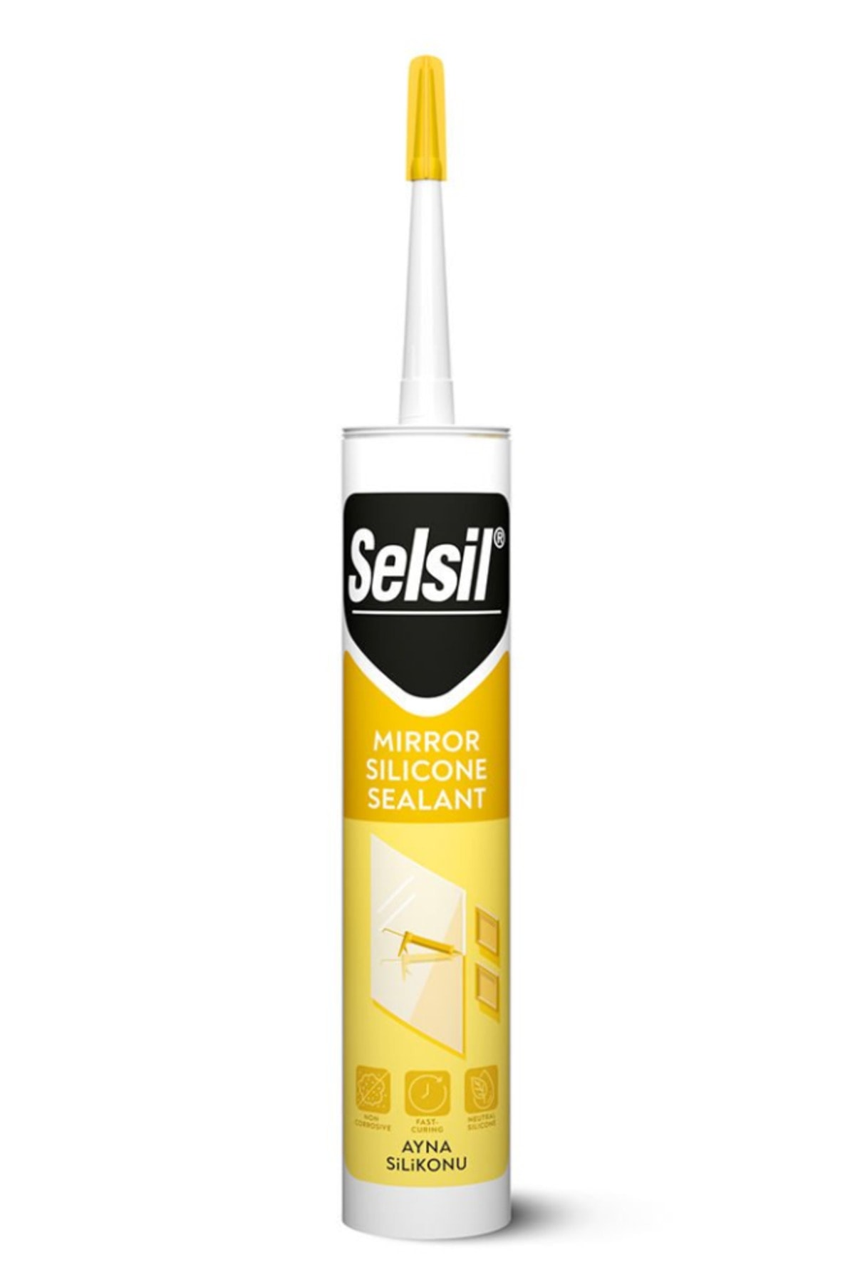 SELSİL Akrilik Silikonize Mastik Şampanya