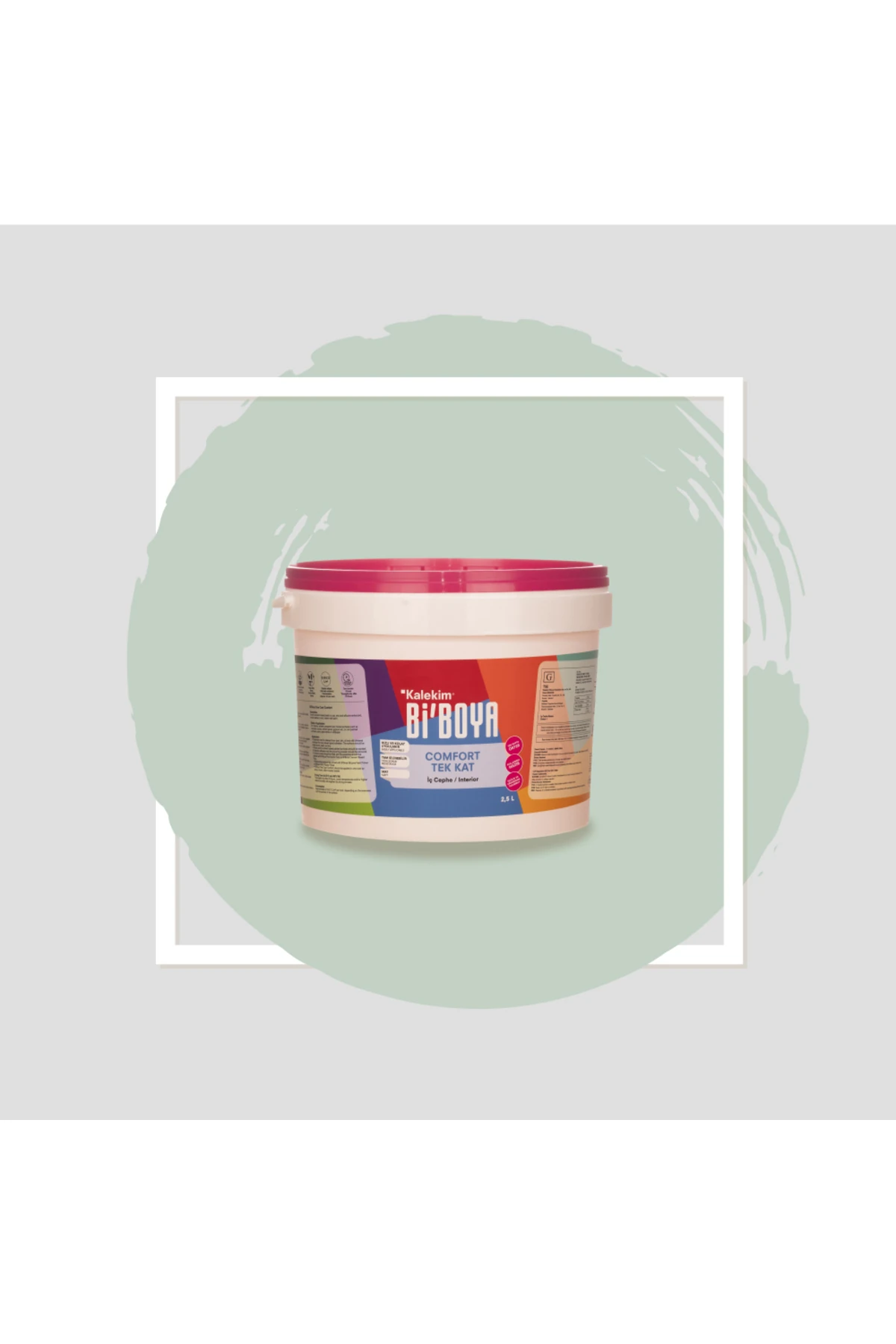 Tek Katta Örten Boya 2.5 Lt Mistik