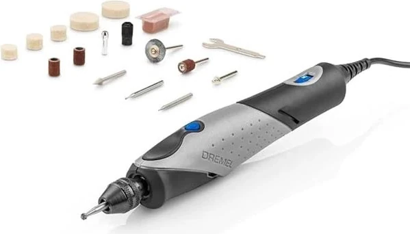 2050 Stylo+ Çok Amaçlı Alet 9 W Set (15 Aksesuar, Değişken Devir Ayarı 22.000 Devir/dakikaya