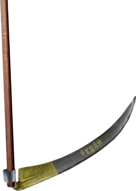 Komple Tırpan - Ahşap Saplı 5 Parça Set 60 cm