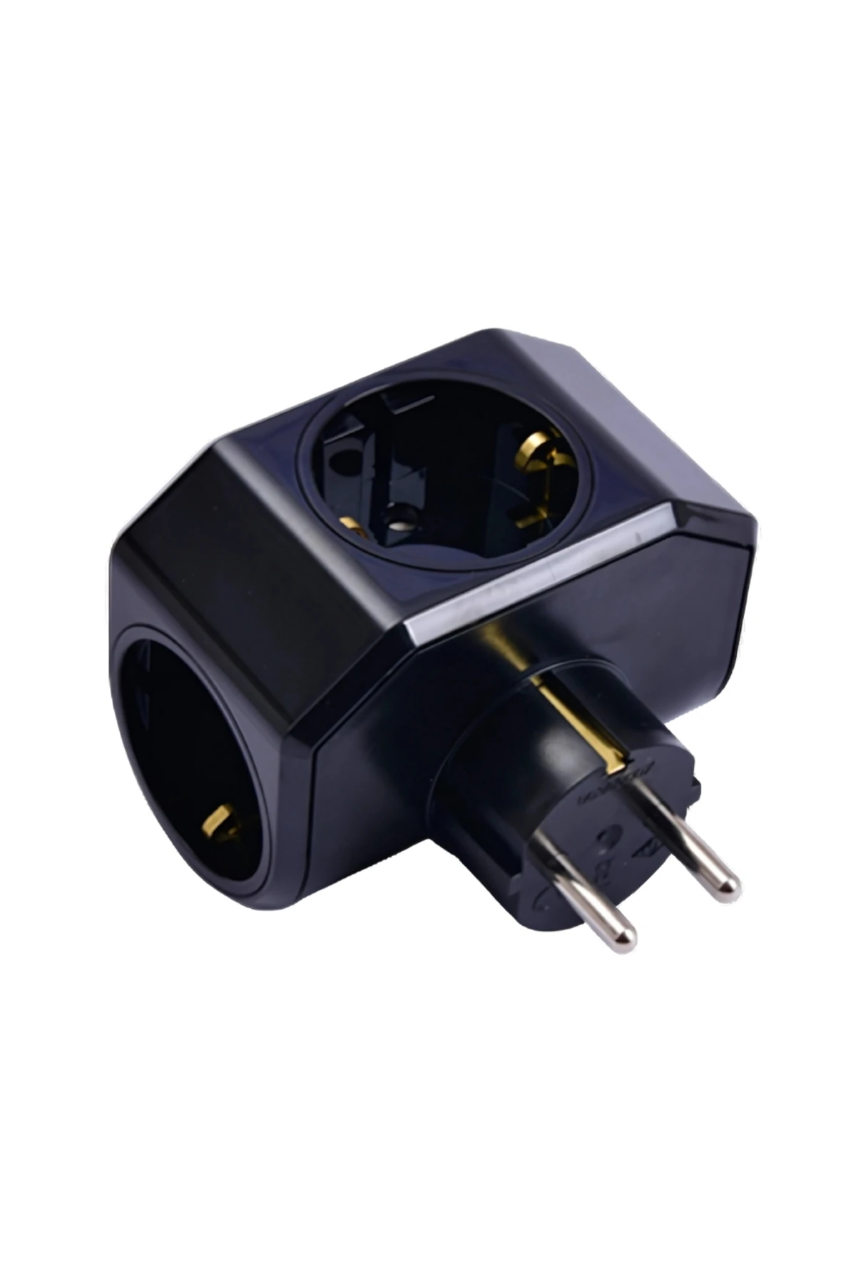 Yonca Plus Priz – 3lü, Siyah, Şık Ve Dayanıklı Tasarım