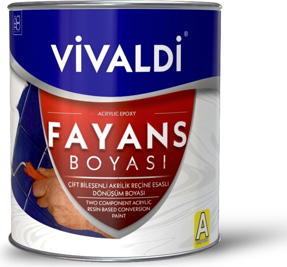 Fayans Boyası - Astar ve Vernik Gerektirmeyen Boya - Sınırsız Renk 1 kg