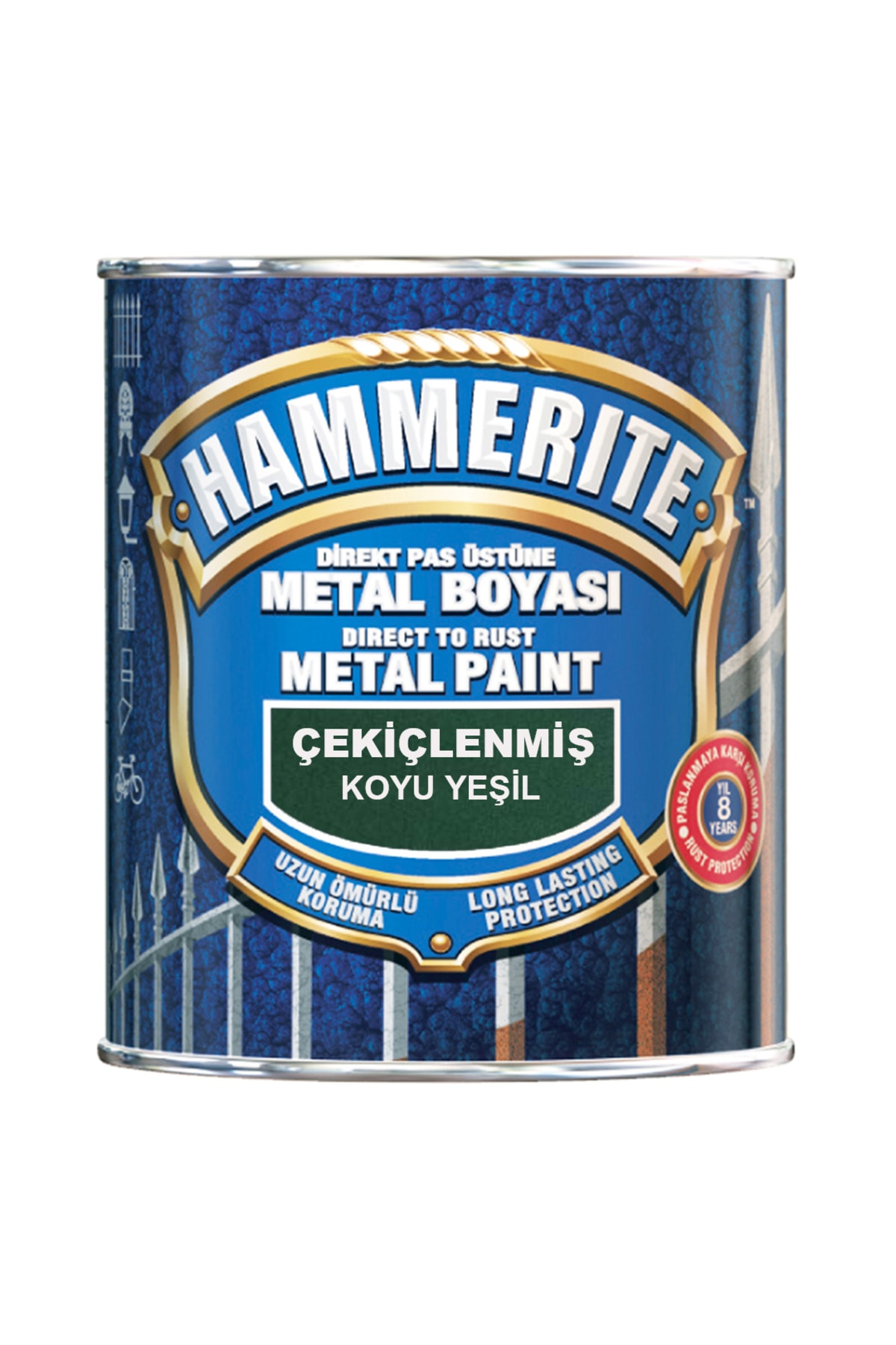 Hammerite Direkt Pas Üstü Çekiçlenmiş Metal Boyası 0,75l