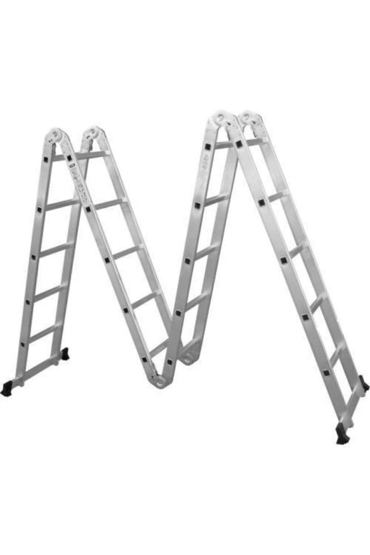 20 Basamak Akrobat Merdiven 580 Cm Katlanır Çok Amaçlı Alüminyum Merdiven