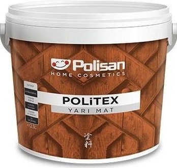 POLİSAN Politex Dekoratif Y. Mat Su Bazlı Ahşap Koruyucu Kestane 2,5 Lt