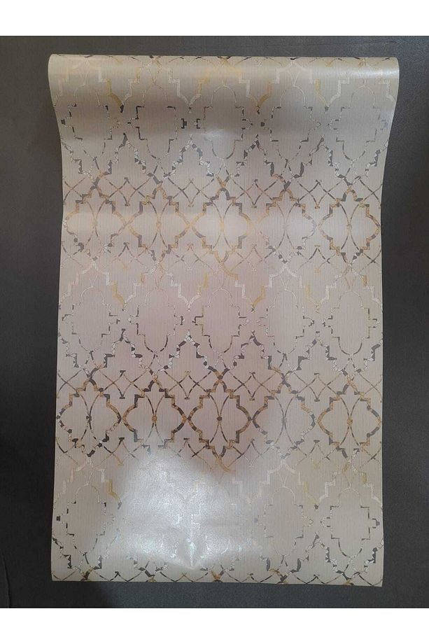 Modern Desenli Gold Duvar Kağıdı(5m2)