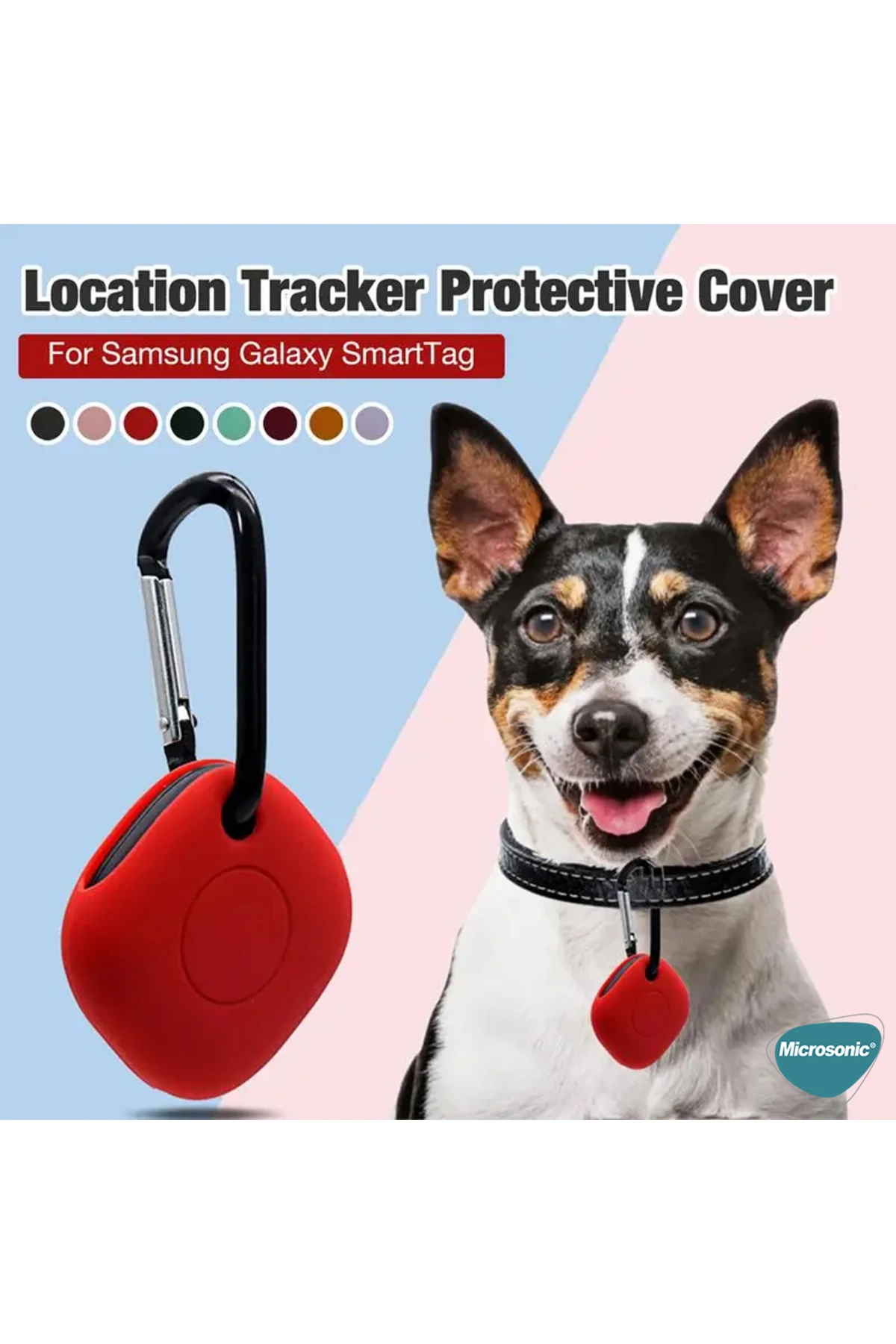 Samsung Galaxy SmartTag Kılıf, Silikon Anahtarlık Lila