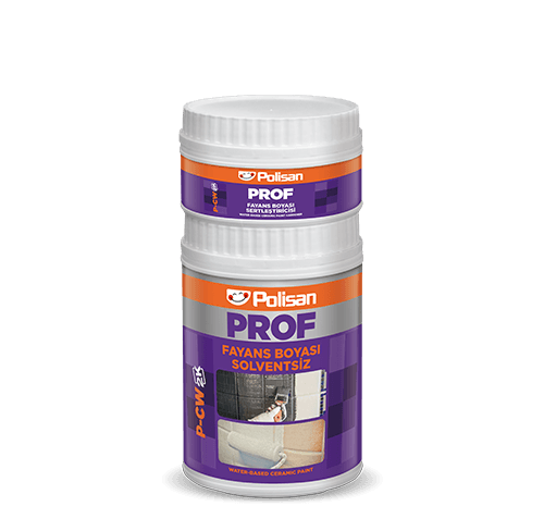 POLİSAN PROF P-CW FAYANS BOYASI SOLVENTSİZ  1 KG