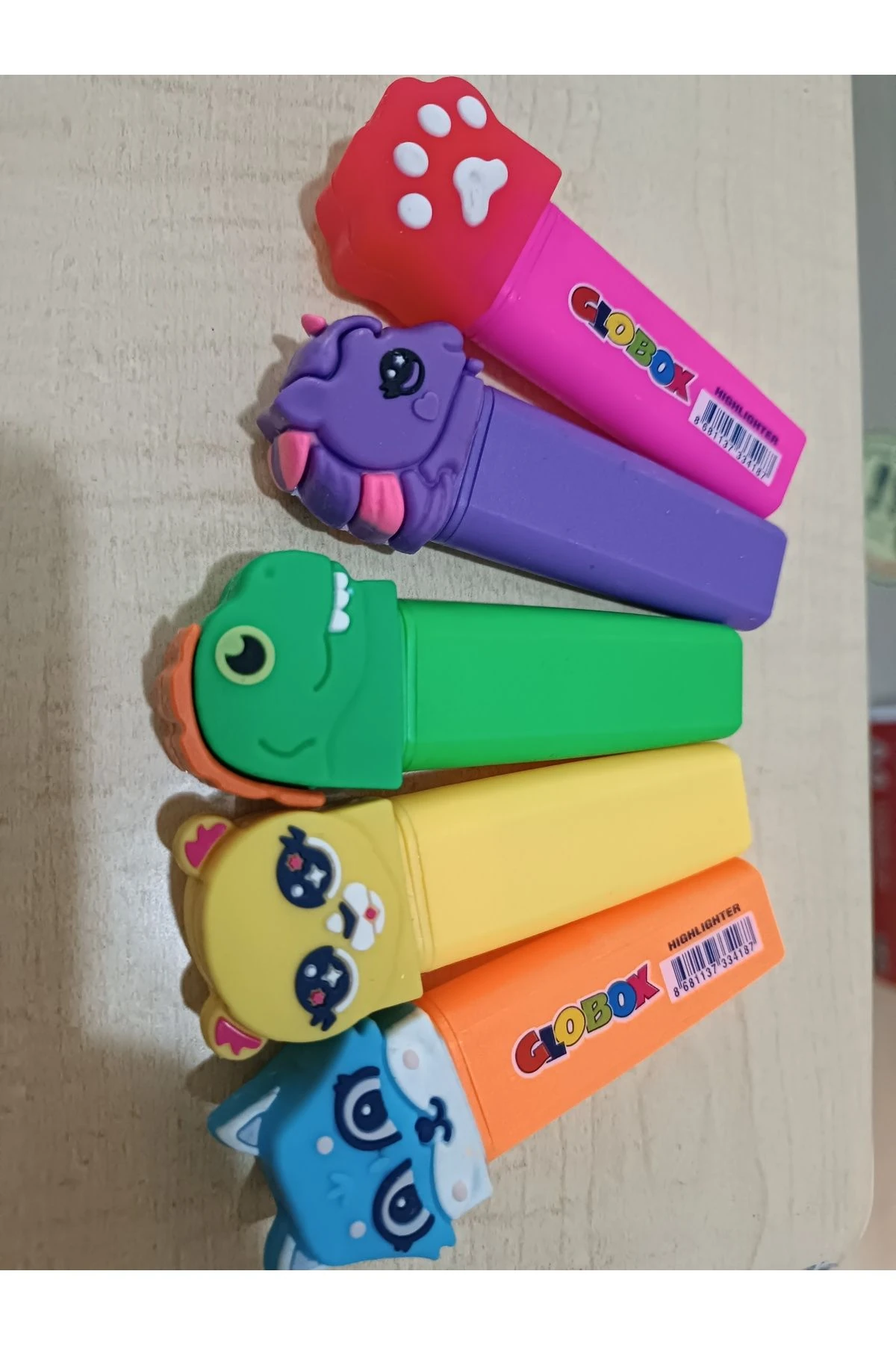 5 Adet Figürlü I?şaretleme Kalemleri