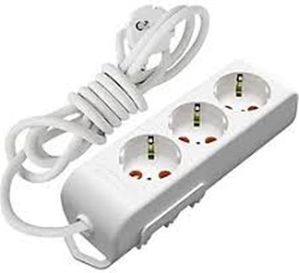 Rı-Tech 3lü Topraklı 1 Metre Grup Priz (