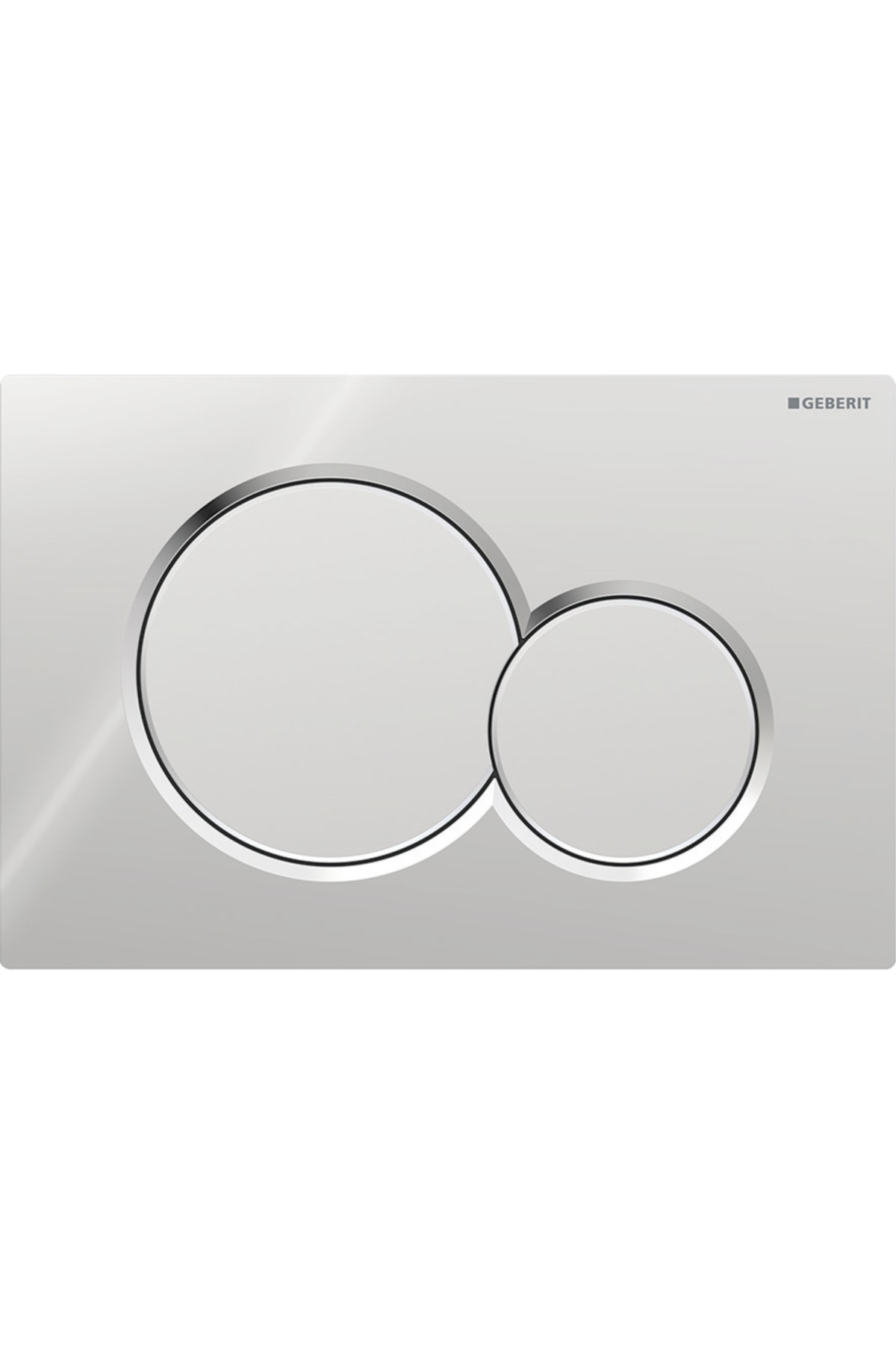 Kumanda Kapağı, Sigma01, Çift Basmalı, Parlak /Mat Krom, 115.770.KA.5