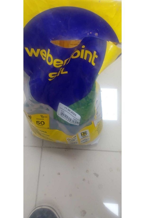 2 kg weber palandöken kahve derz dolgu