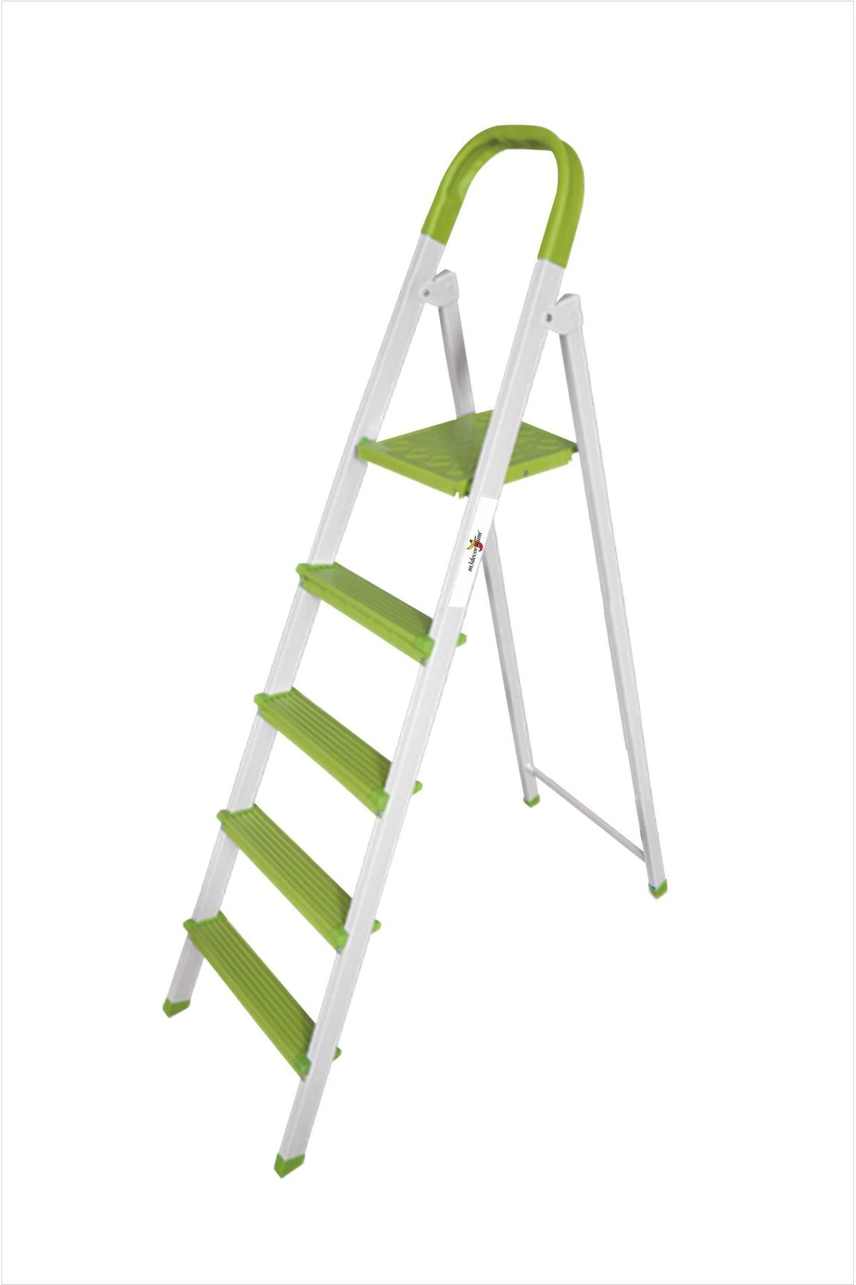 Uzun Büyük 130 Cm A Tipi 4 1 Toplam 5 Kaydırmaz Basamaklı Sehpalı Açılır Kapanır Merdiven Basamak