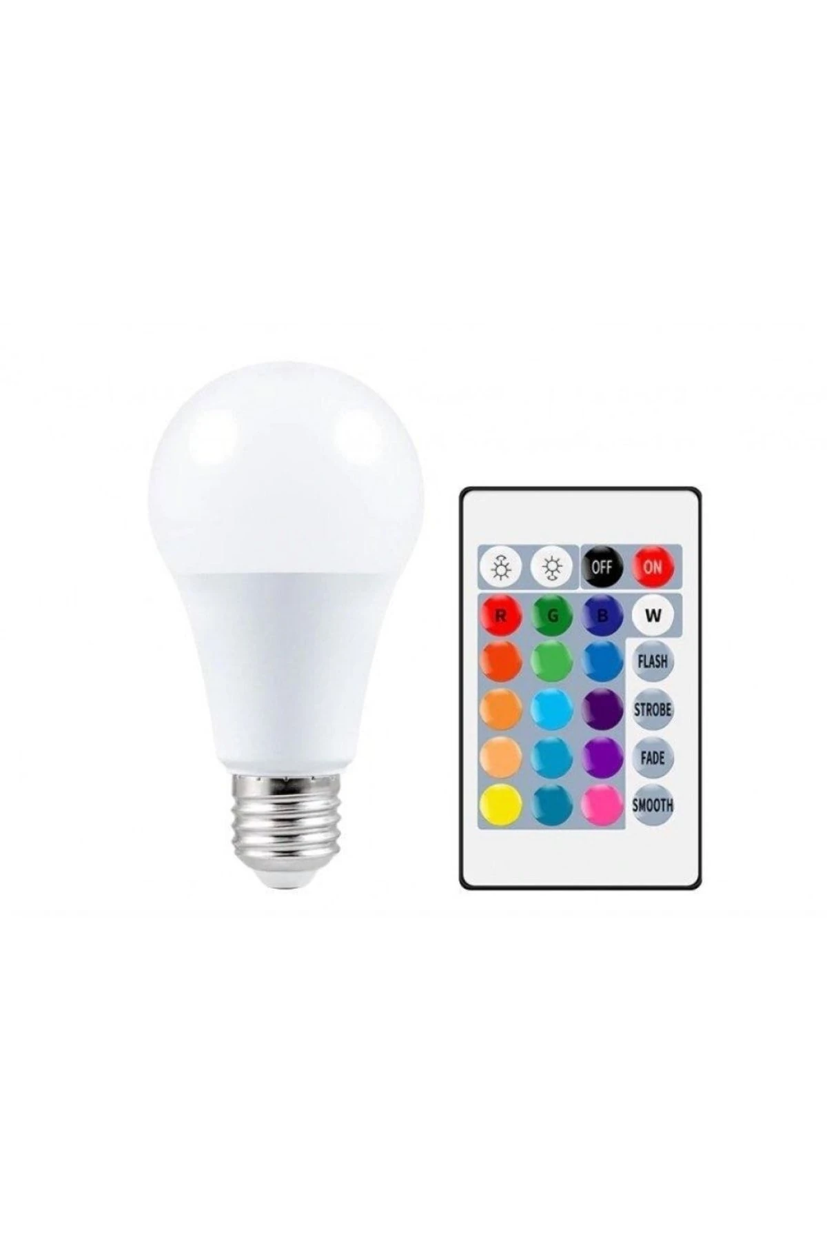 Ct-4058 9w Kumandalı Led Ampul Rgb Dimmerli Günışığı