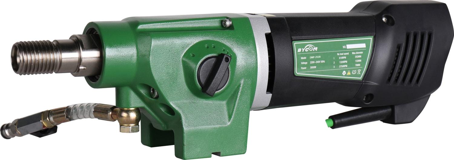 252 mm Delme Kapasiteli Kömürsüz Karot Motoru