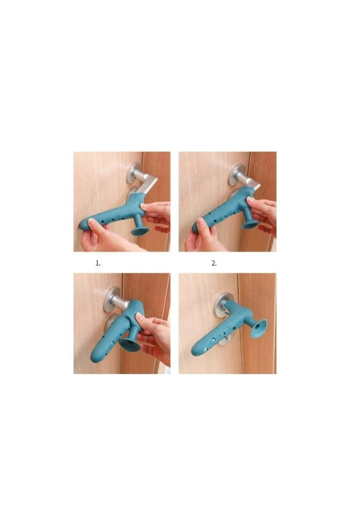 Silikon Kapı Kolu Stoperi Çocuk Güvenlik Aparatı Duvar Koruyucu Pencere Tutucu Stoper Duvar Koruyucu