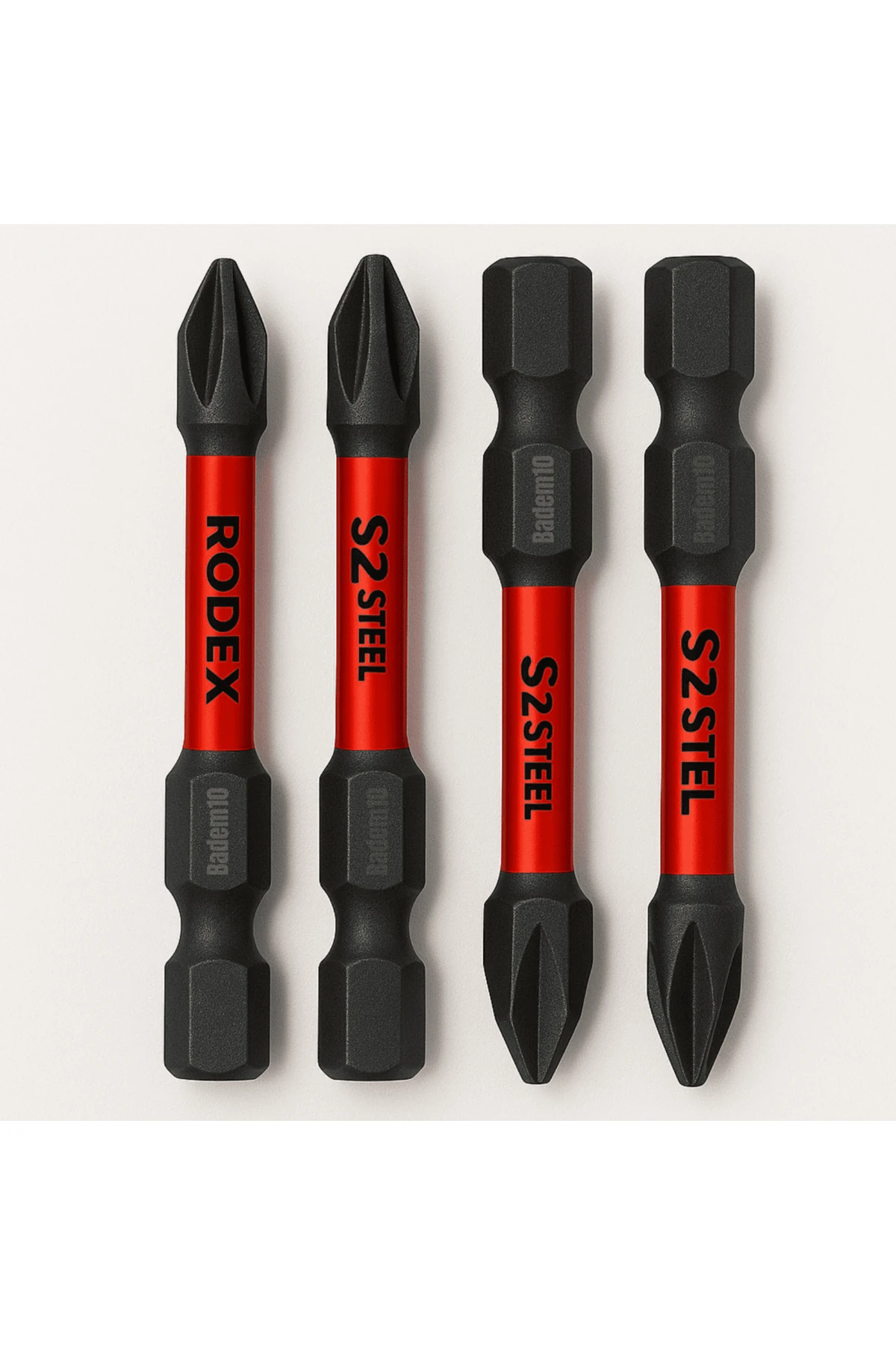 10 Adet Mıknatıslı Bits Uç Ph2 50 mm Vida Sökme 5 Cm Yıldız Matkap Vidalama Ucu S2 Çeliği