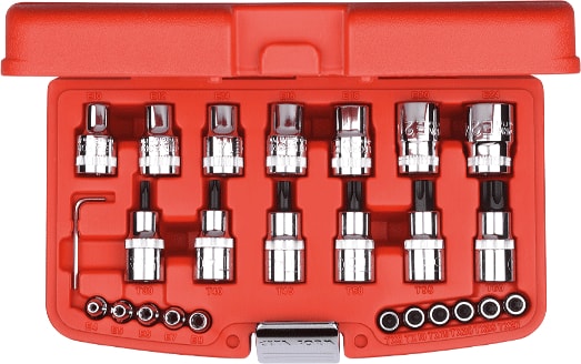 CETA FORM C20-25PT 25 Parça 1/4'+1/2' Torx Lokma Takımı