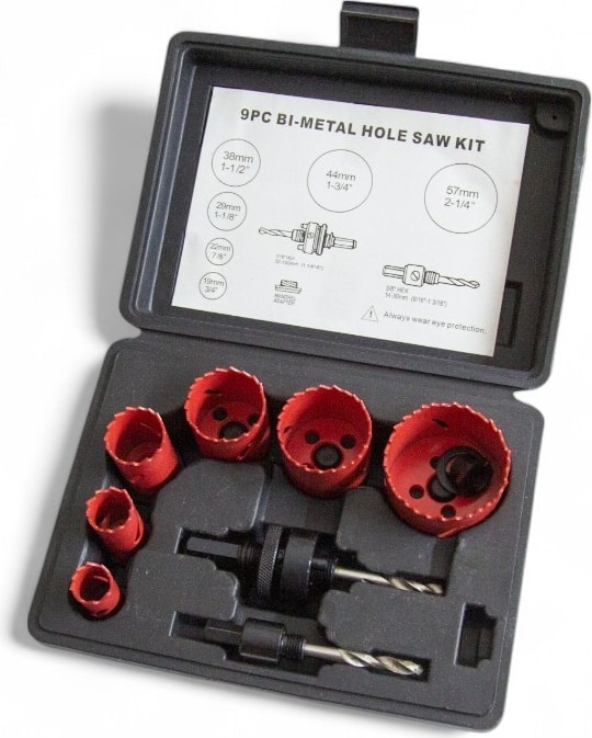 9pcs Bi-Metal Panç Takımı 19-57 mm