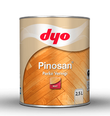 DYO PİNOSAN Parke Verniği Mat                  (CAM CİLA) ŞEFFAF   2,5 lt