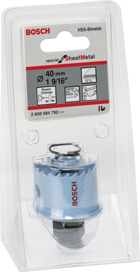 BOSCH Special Serisi Metal ve Inox Malzemeler Için Delik Açma Testeresi 40 mm